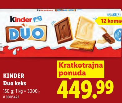 Kinder Duo keks