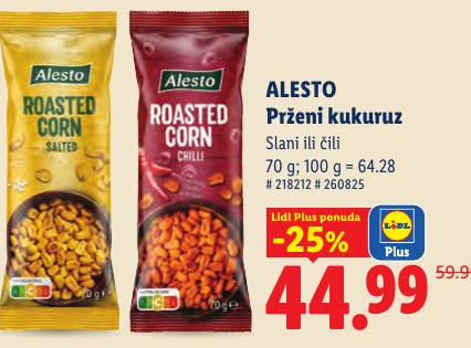 ALESTO Prženi kukuruz