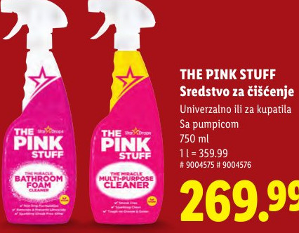THE PINK STUFF Sredstvo za čišćenje
