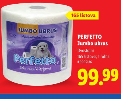 PERFETTO Jumbo ubrus