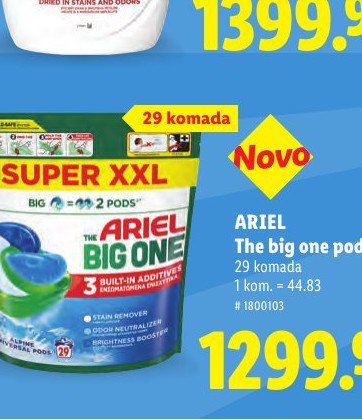 ARIEL The big one pods XXL