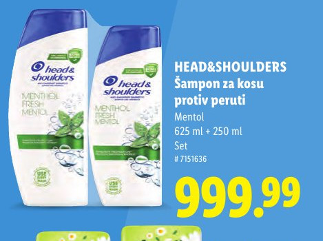 HEAD&SHOULDERS Šampon za kosu protiv peruti