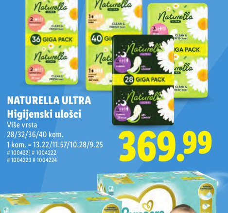 NATURELLA ULTRA Higijenski uložak