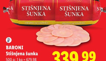 BARONI Stišnjena šunka