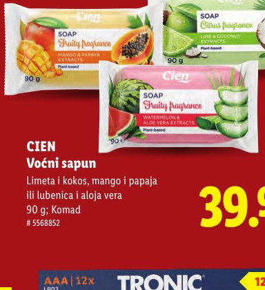 Voćni sapun