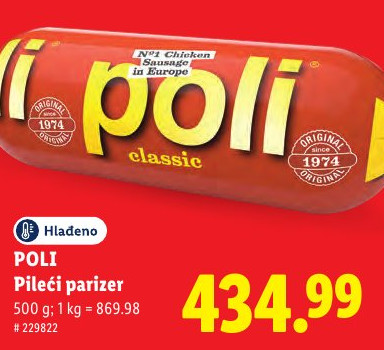 POLI Pileći parizer