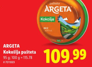 ARGETA Kokosija pašteta