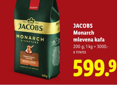 JACOBS Monarch mlevena kafa
