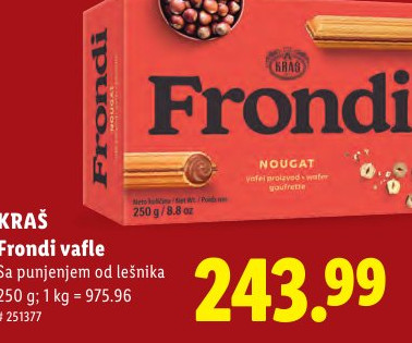 KRAŠ Frondi wafle