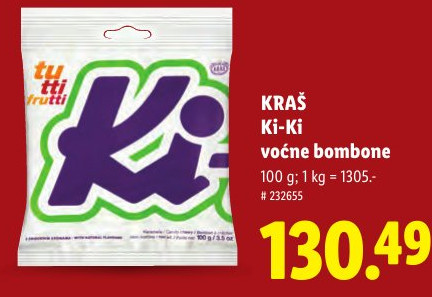 KRAŠ Ki-Ki voćne bombone