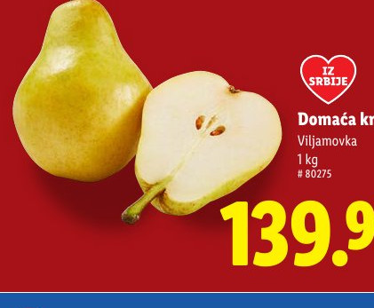 Domaća kruška Villanjovka