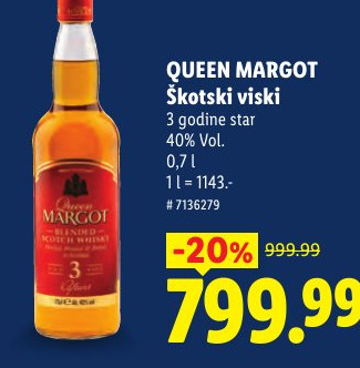 QUEEN MARGOT Skotski viski