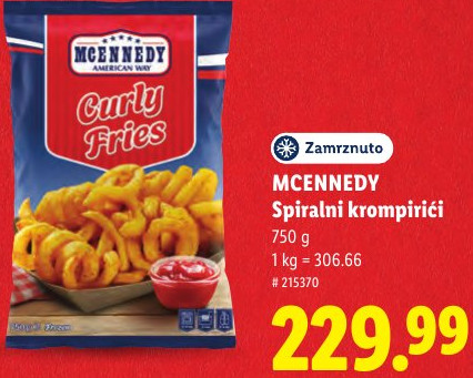 MCENNEDY Spiralni krompirići