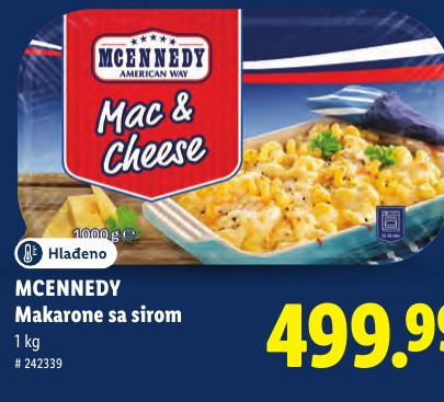 MCENNEDY Makarone sa sirom
