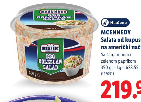 Salata od kupusa na američki način