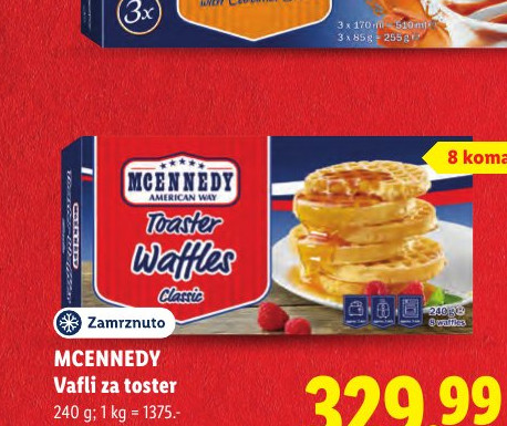MCENNEDY Vafl za toster