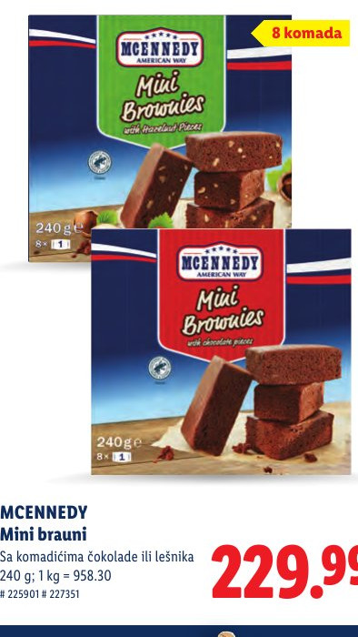 MCENNEDY Mini brauni