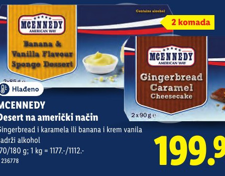 MCENNEDY Desert na američki način