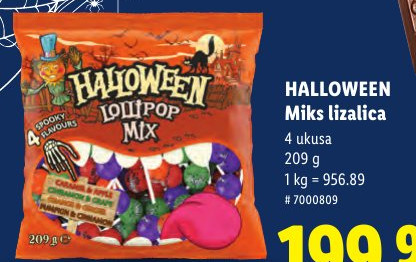 HALLOWEEN Miks lizalica