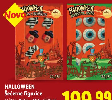 HALLOWEEN Šećerne figurice