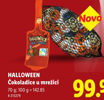 HALLOWEEN Čokoladice u mrežici