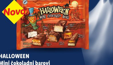 HALLOWEEN Mini čokoladni barovi