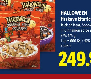 HALLOWEEN Hrskave žitarice