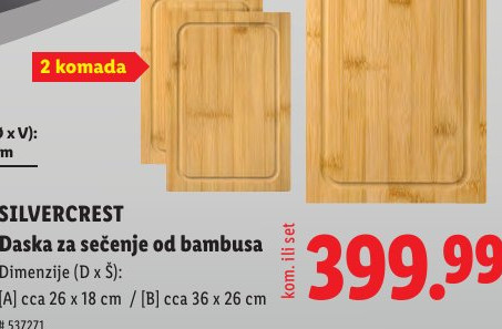 Daska za sečenje od bambusa
