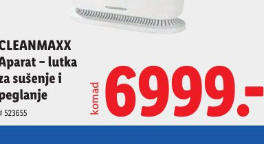 Aparat - lutka za sušenje i peglanje
