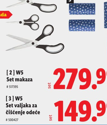 Set valjaka za čišćenje odeće