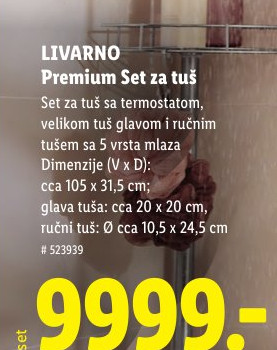 Premium Set za tuš