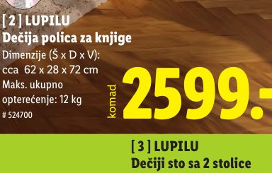 Dečija polica za knjige