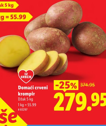 Domaći crveni krompir