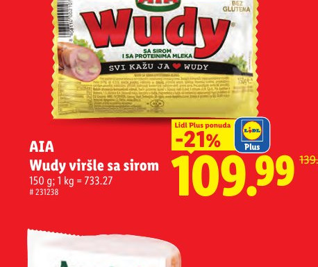 Aia Wudy viršle sa sirom