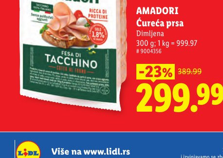 Amadori Cureća prsa