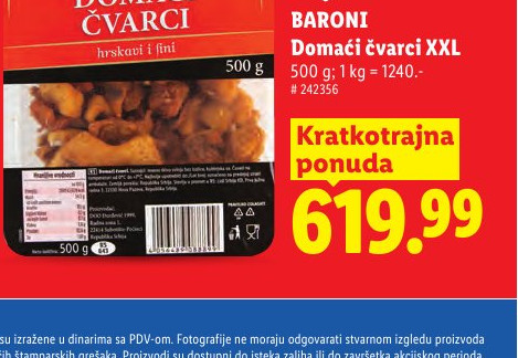 Baroni Domaci cvarci XXL