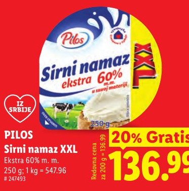 Sirni namaz ekstra 60%