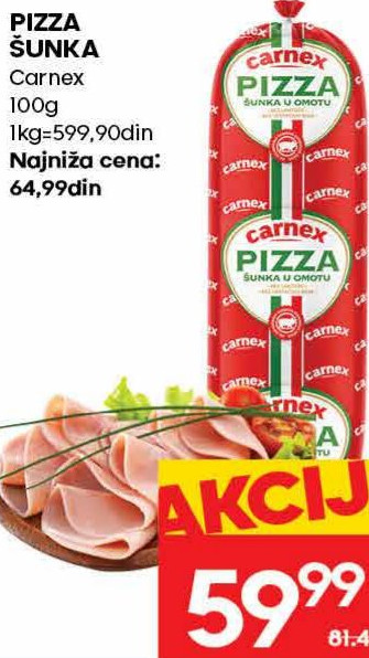 PIZZA ŠUNKA