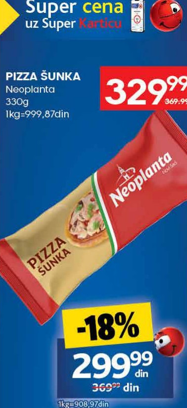 PIZZA ŠUNKA