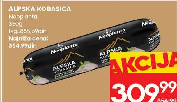 ALPSKA KOBASICA Neoplanta 350g