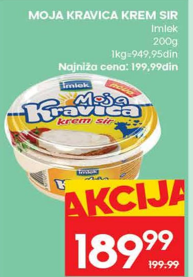MOJA KRAVICA KREM SIR