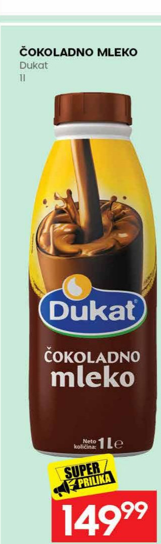 ČOKOLADNO MLEKO Dukat 1l