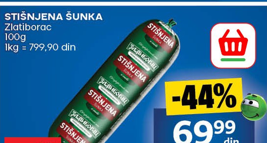 STIŽNJENA ŠUNKA Zlatiborac