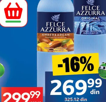 FELCE AZZURRA pena za tušanje argan, original