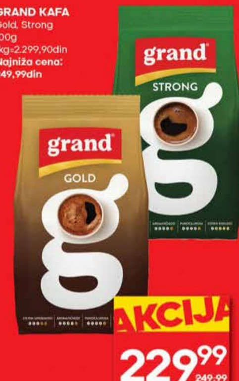 GRAND KAFA Gold, Strong 100g