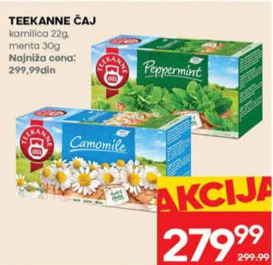 TEEKANNE ČAJ
