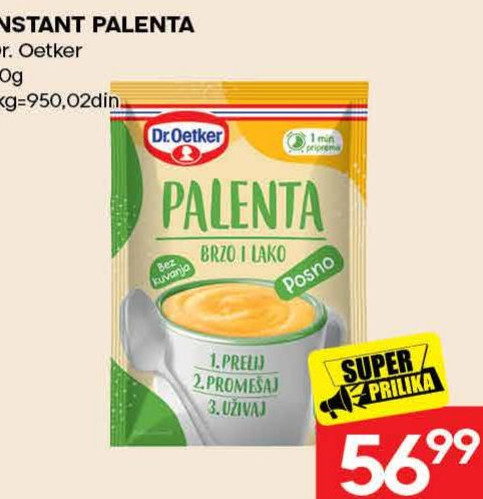 INSTANT PALENTA Dr. Oetker 60g