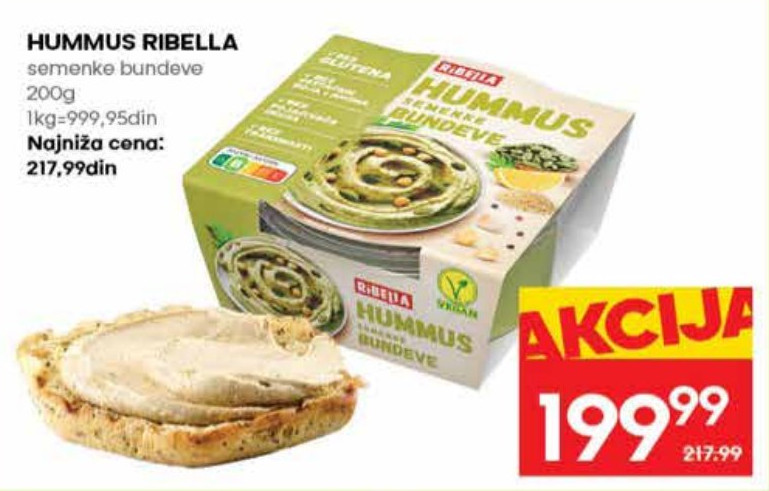 HUMMUS RIBELLA semenke bundeve