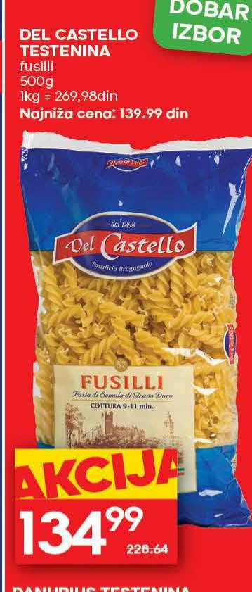 DEL CASTELLO TESTENINA fusilli