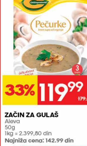 Crem supa od pečuraka